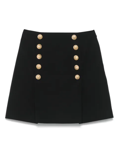 Balmain virgin wool skirt Black FF1LBA89WC09