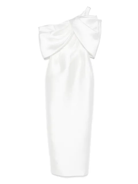 Solace London asymmetric dress White OS44006