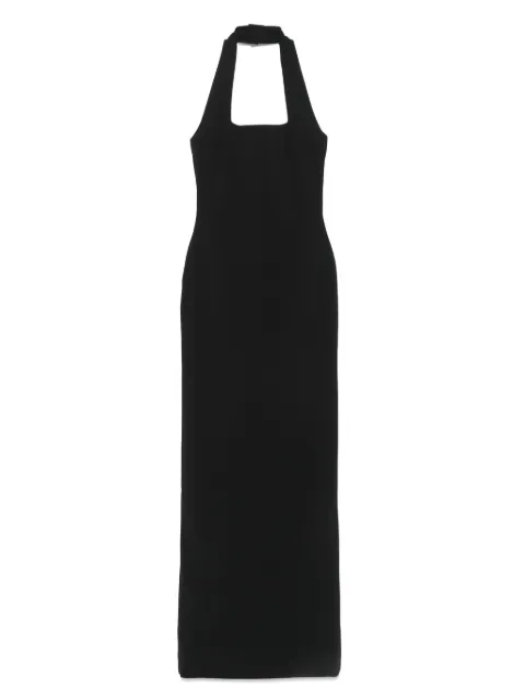 Solace London Ilona square-neck dress Black OS44047
