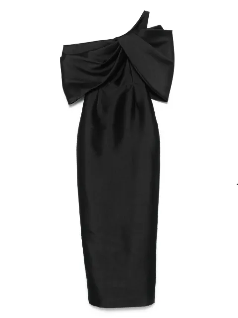 Solace London off-shoulder dress Black OS44006