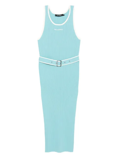 Karl Lagerfeld logo-embroidered dress Blue A3W13039