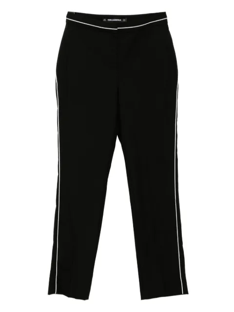 Karl Lagerfeld piping pants White A3W10094