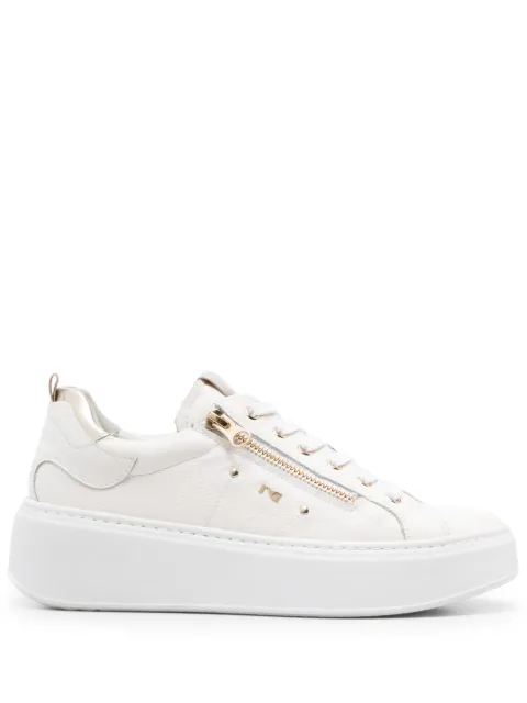 NeroGiardini leather low-top sneakers White E306541D