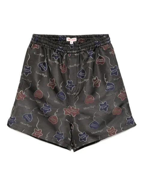 MASU Falling Balloon Boxing shorts Black MPFWPT0524