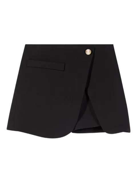 Maje layered-effect suit shorts Black MFPSH00685