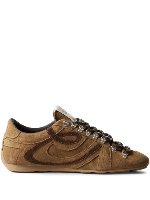 Claudie Pierlot Swing suede trainers Brown CFACH00624