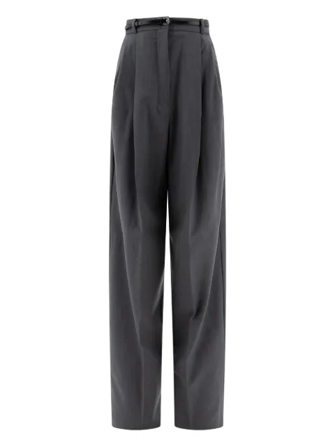 Sportmax belted tailored trousers Grey 2422136022600