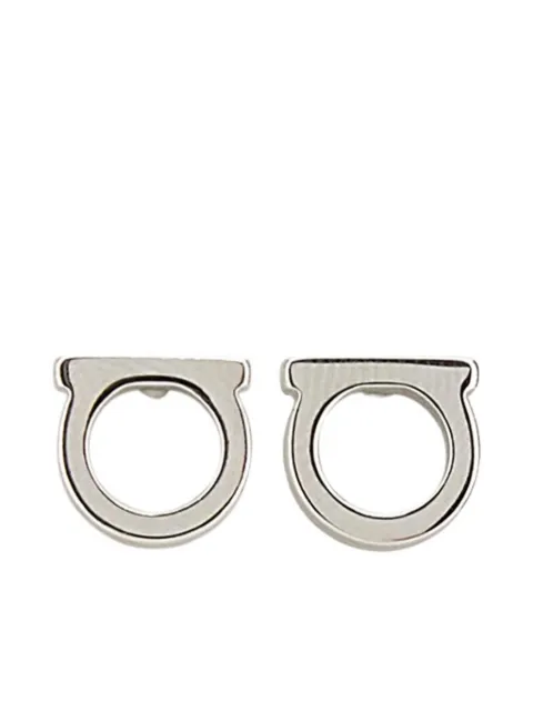 Ferragamo Gancini stud earrings Silver 760120
