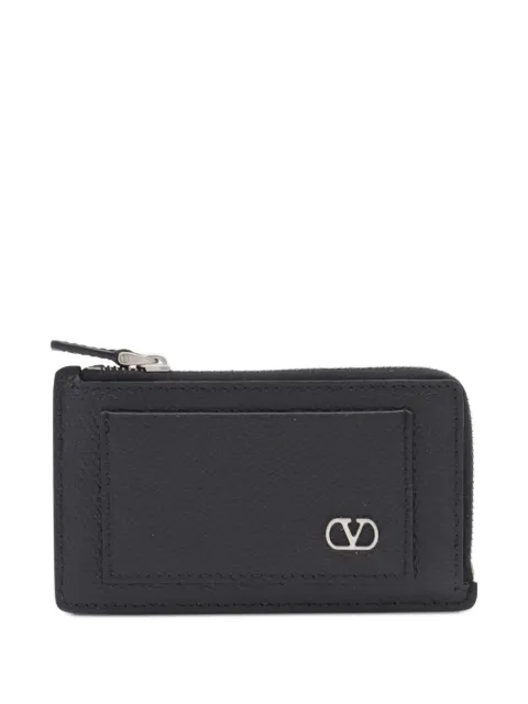 Valentino Garavani VLogo leather coin purse Black YP0AN6UAG