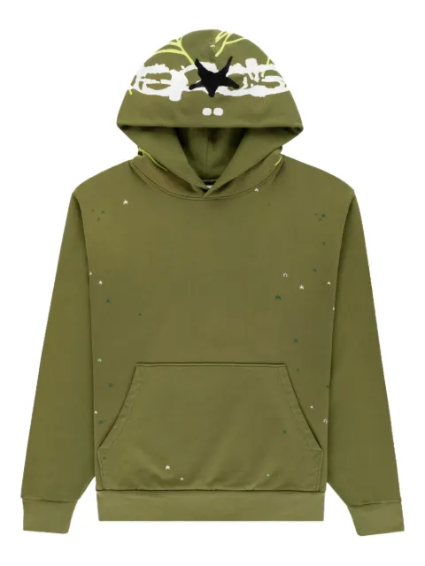 SP5DER OG Web hoodie Green SP5DER87