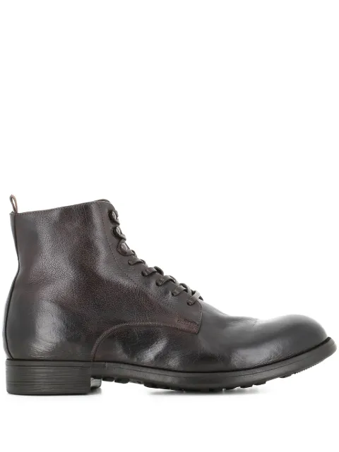 Officine Creative lace-up chelsea boots Brown OCUCHRO004IGNISD215001