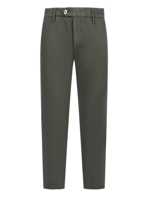 michael coal buttoned straight-leg trousers Green MCBRAOMS2500F241020
