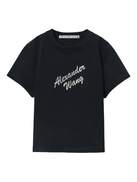 Alexander Wang logo-print T-shirt Black 1CC3251134