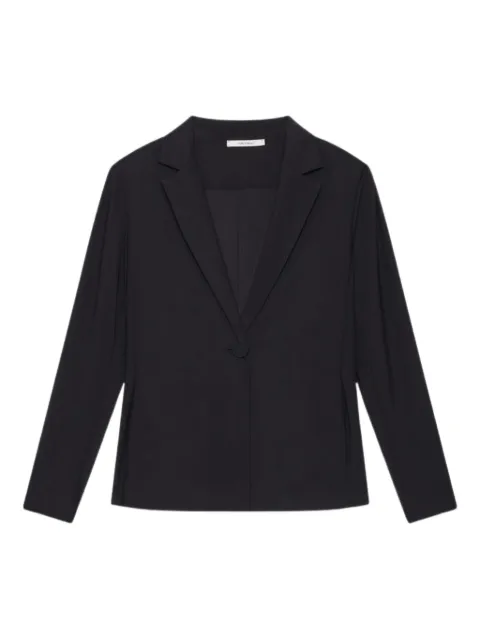 MALIPARMI single-button notched-lapels blazer Black JD64657021020000