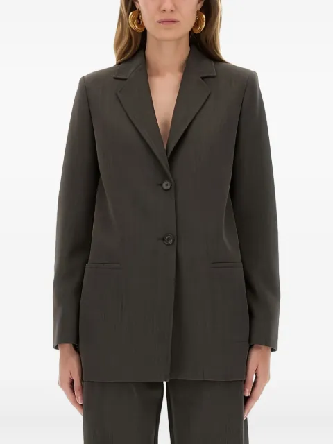 MOSCHINO JEANS single-breasted blazer Brown 50182181103