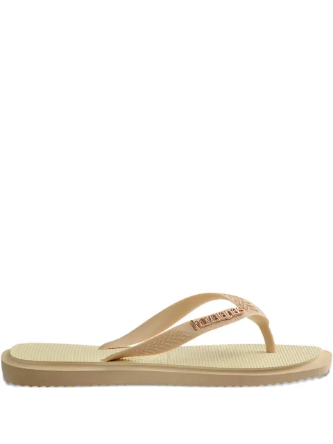 Havaianas Top Square Fusion logo-embellished flat sandals Neutrals 41499440570
