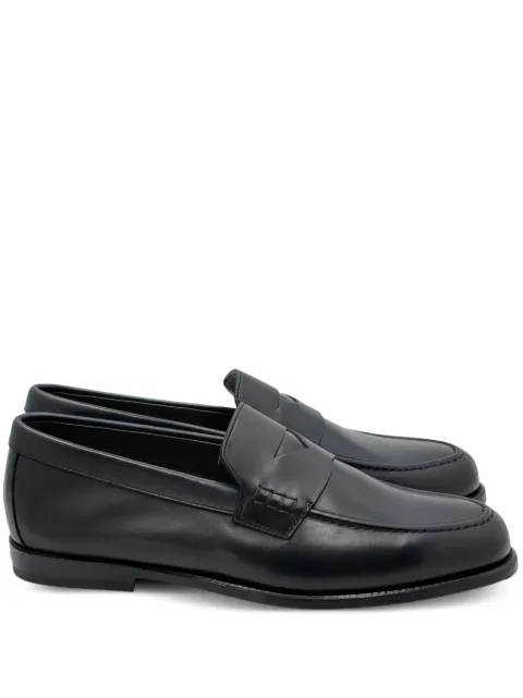 Doucal's penny leather loafers Blue DU3397MARIUY259NB00