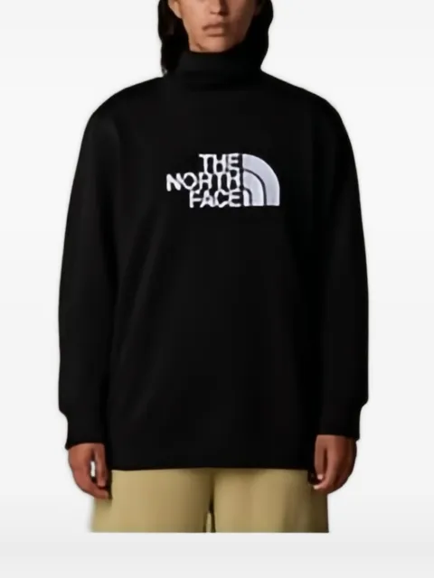 The North Face logo hoodie Black NF0A89EFJK31