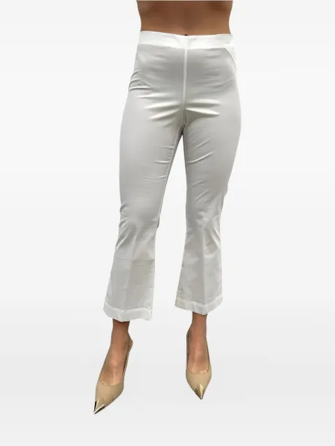 Liviana Conti seam-detail trousers White CNTK50A010