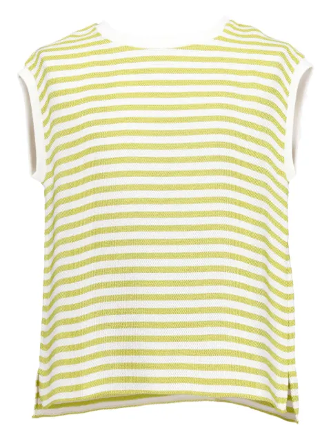 Etro Pre-Owned striped tank top Green WCV241010401