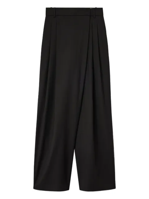 GANNI pants in black cross-over Black W0799