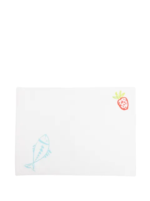 Bambah Alfresco placemat White BMBH013F
