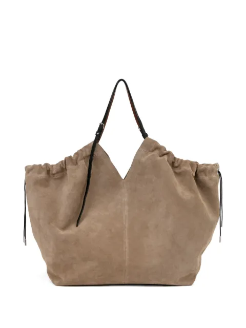 Maison Margiela suede slouchy tote bag Neutrals SB2WC0007P8572
