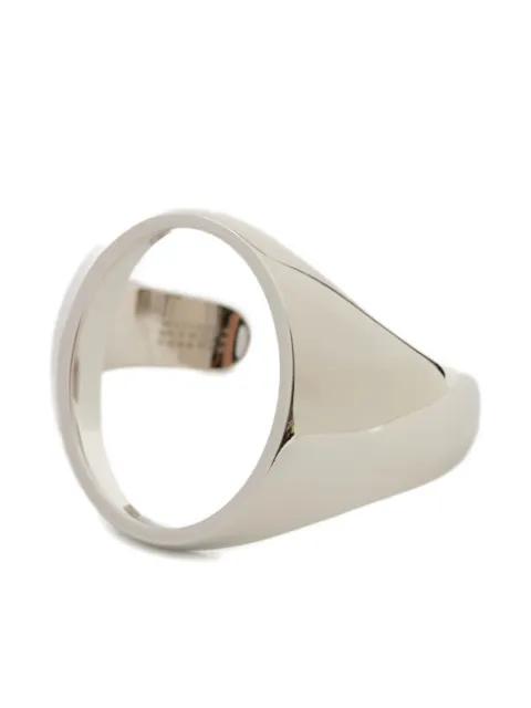 MM6 Maison Margiela cut-out cuff bracelet Silver SM7UY0089P7355