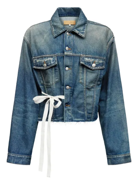 MM6 Maison Margiela belted denim jacket Blue S52AM0340M30017