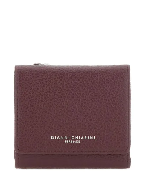 GIANNI CHIARINI textured leather wallet Red PF5080GRNWINEBERRY