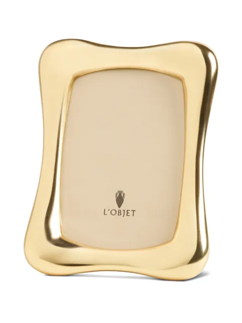 L'Objet Anton plated photo frame (15cm x 10cm) Gold F7701S