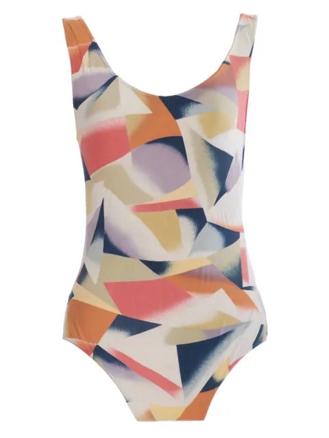 Kenzo Pre-Owned abstract-print swimsuit White W23032888