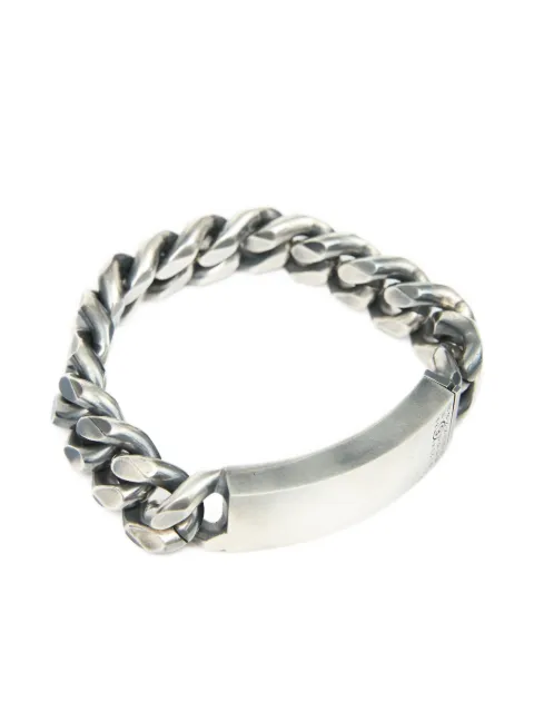 MM6 Maison Margiela curb-chain bracelet Silver SM7UY0094P8601