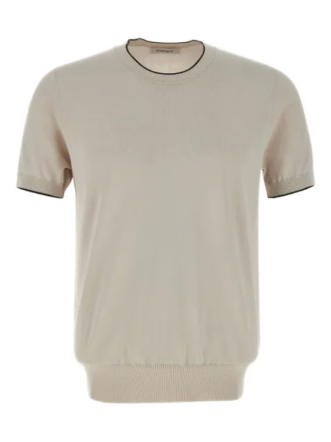 Kangra ribbed crew-neck T-shirt Neutrals 100021060