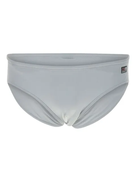MC2 Saint Barth logo-patch swim trunks White CAYO00100136H01