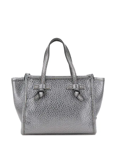 MARCELLA CLUB leather tote bag Grey BS8065BBLTUCITYNOIRE