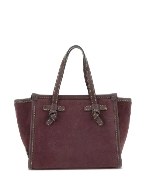 MARCELLA CLUB suede tote bag Brown BS8065CMPLAMARONE