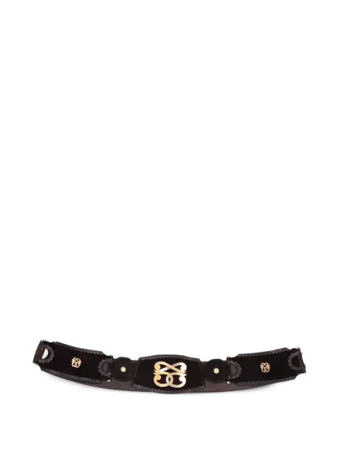 Pirovano Vintage leather belt Brown W22042205