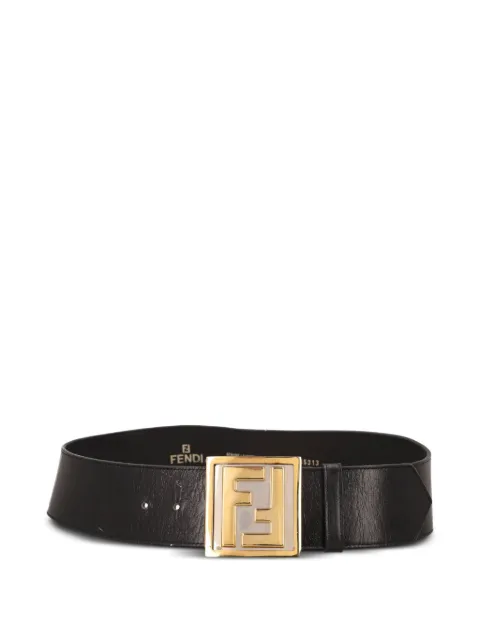 Fendi Pre-Owned leather belt Black WCV041224124