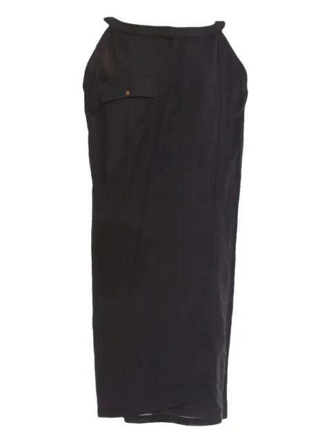 Versace Pre-Owned jersey midi dress Black WCV23031502