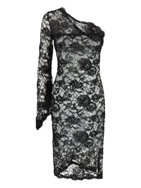 PUCCI Pre-Owned lace-detailing midi dress Black WCV1612245