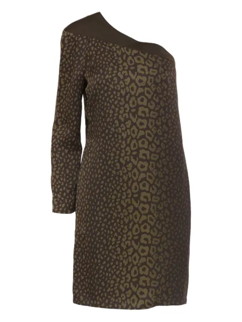 Gucci Pre-Owned one-shoulder mini dress Green MR09032311