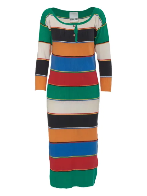 Moschino Pre-Owned 1990 knitted dress Neutrals WCV14022317