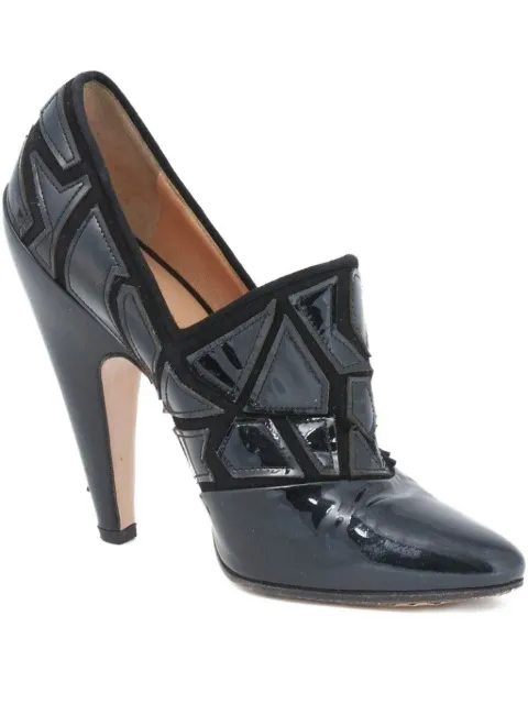 Vionnet pre-owned 130mm leather pumps Black W22061004