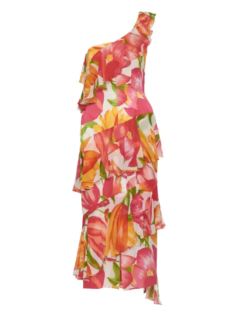 Andrè Laug Vintage floral-print silk dress Red WCV23063009