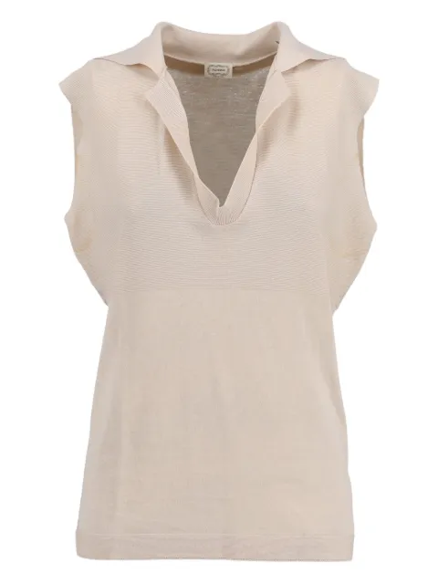 Agnona Vintage knitted top Neutrals WCV241010375