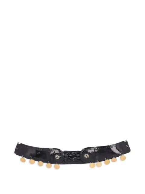 Pirovano Vintage pre-owned knot-detail belt Black W22042218