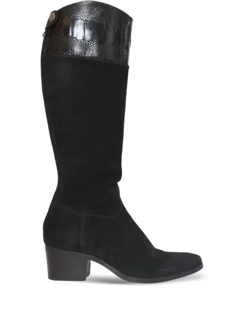 Alberto Fasciani leather knee-high boots Black WCV221104144