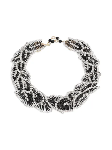 Coppola E Toppo Vintage Pre-Owned Leaf necklace White RO2511246