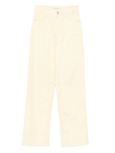 Marc O'Polo organic cotton-blend straight-leg jeans Yellow 302024811073